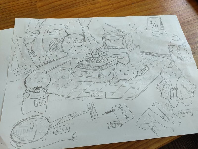 手作りウェルカムボードを作成するよ！